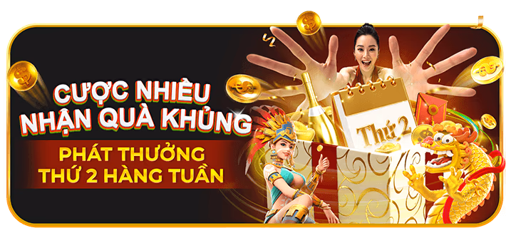 Thưởng nạp lại hàng ngày/tuần NUW88