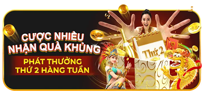 Thưởng nạp lại hàng ngày/tuần NUW88