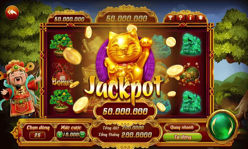 Hình ảnh các biểu tượng slot game đầy màu sắc với hiệu ứng nổ hũ và jackpot lớn, tượng trưng cho cơ hội đổi đời khi chơi slot game tại Iwin Club.